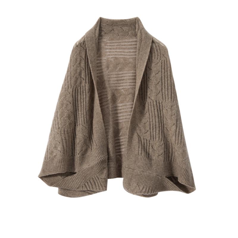Women s Ethnic Style Cashmere Shawl-Scarf: 2-in-1 Fashionable Hollow Jacquard Cape One Size фиолетового бархата