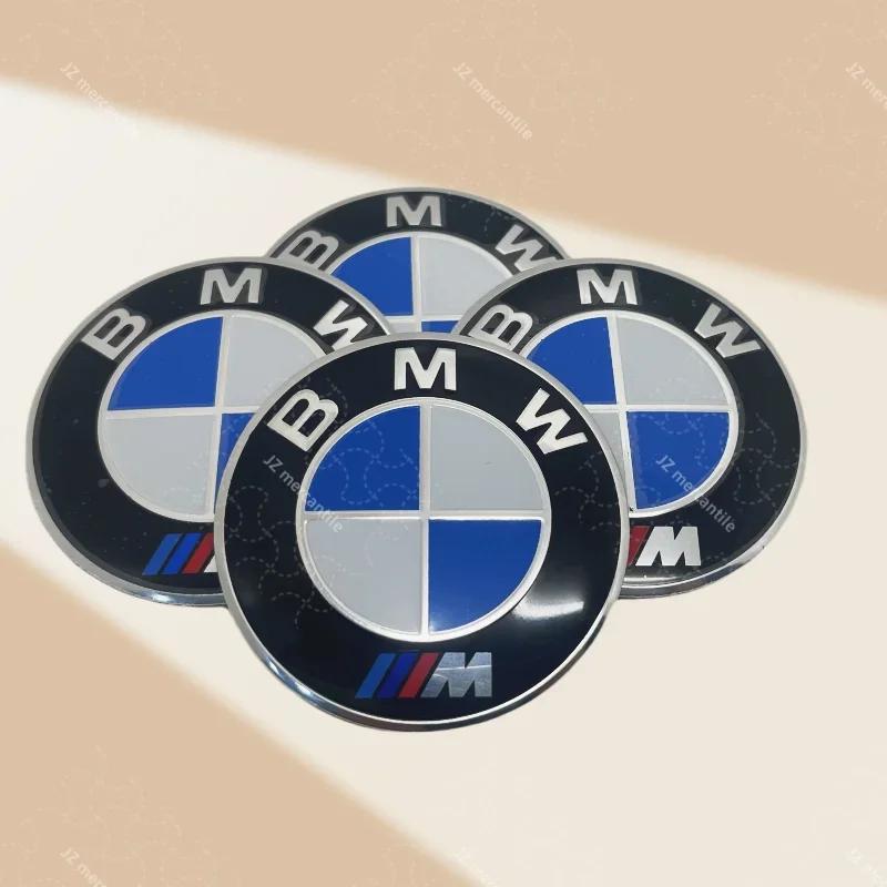 4pcs-60mm automobile wheel hub sticker logo rim cover badge For BMW X1 X3 X5 X6 Z4 M2 M3 M4 modified hub center sticker