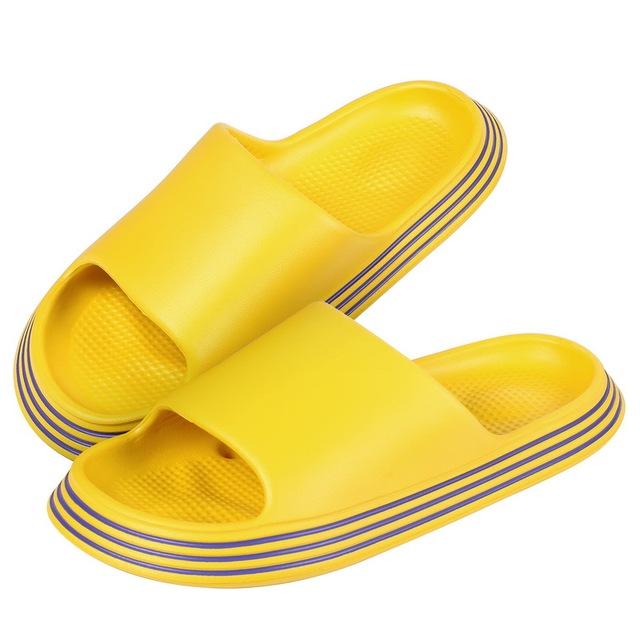 Eva Hål Läckande Tofflor Kvinnor Badrumsskor Slides Anti-Halk Sommar Inomhus Hemtofflor Hushållsbad Sandaler Män