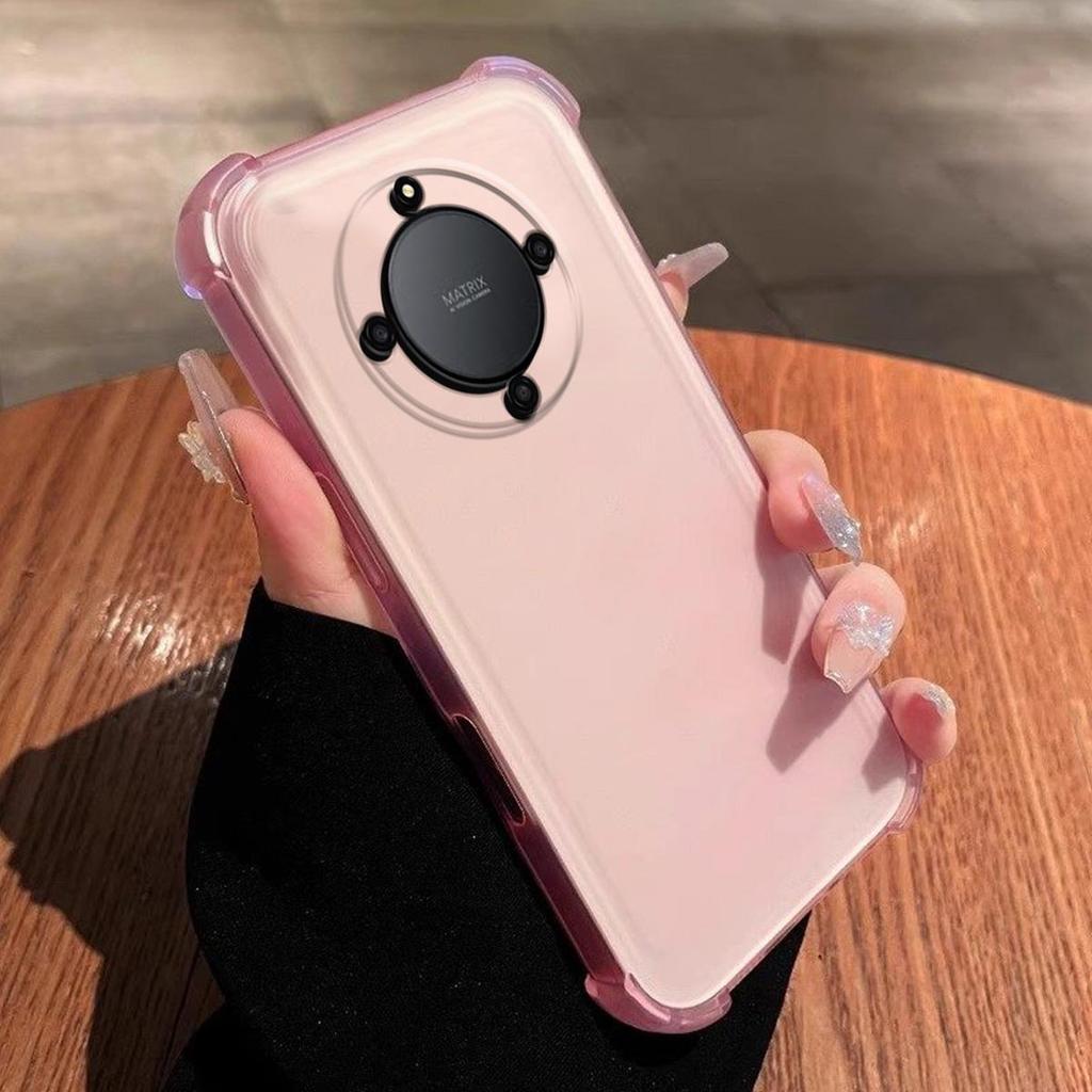 Case for HONOR X9d,X9c Smart Translucent Frosted Matte Casing 4-Corner Airbag Shockproof Bumper Cover