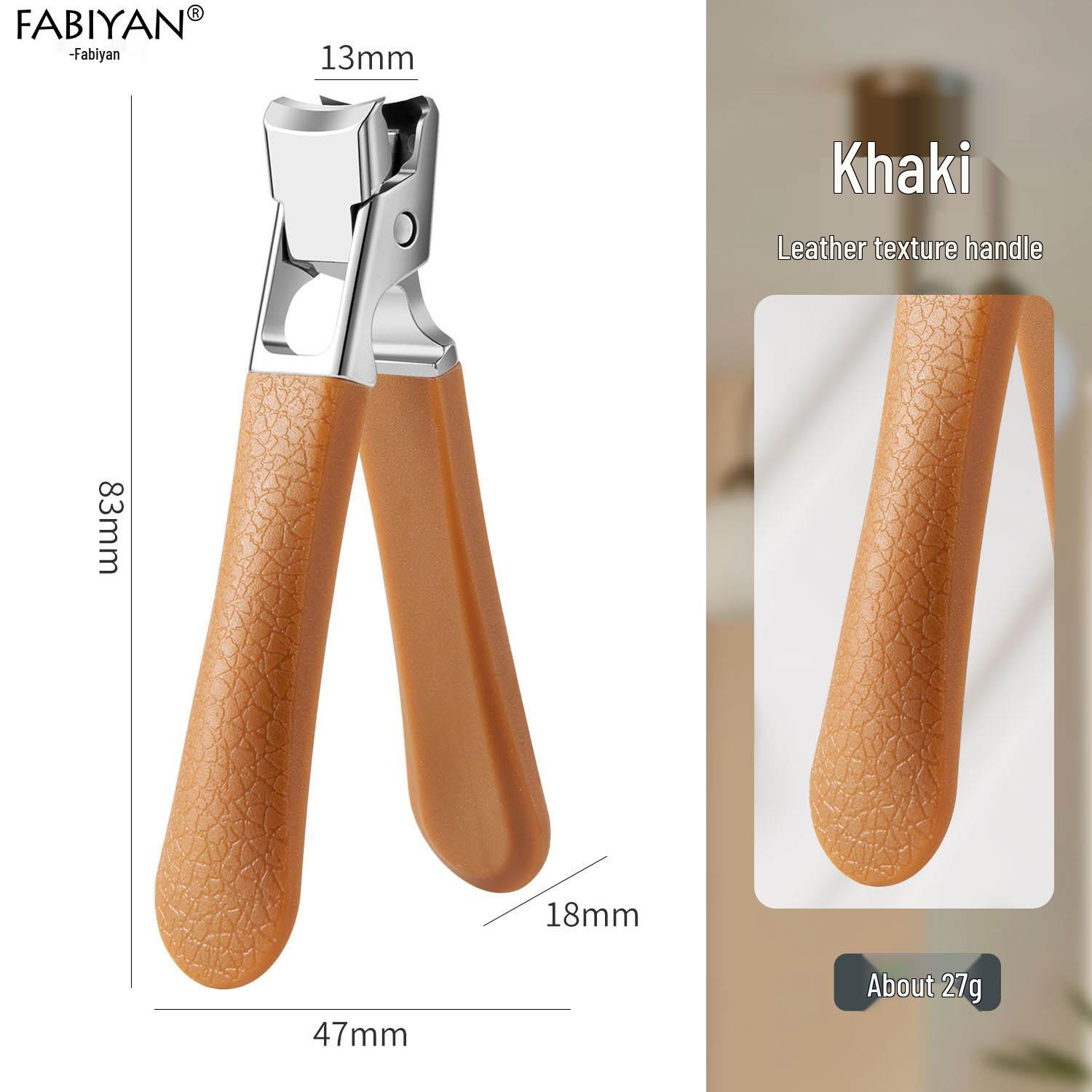 

Large Stainless Steel Anti-Splash Nail Clippers for Thick and Hard Nails