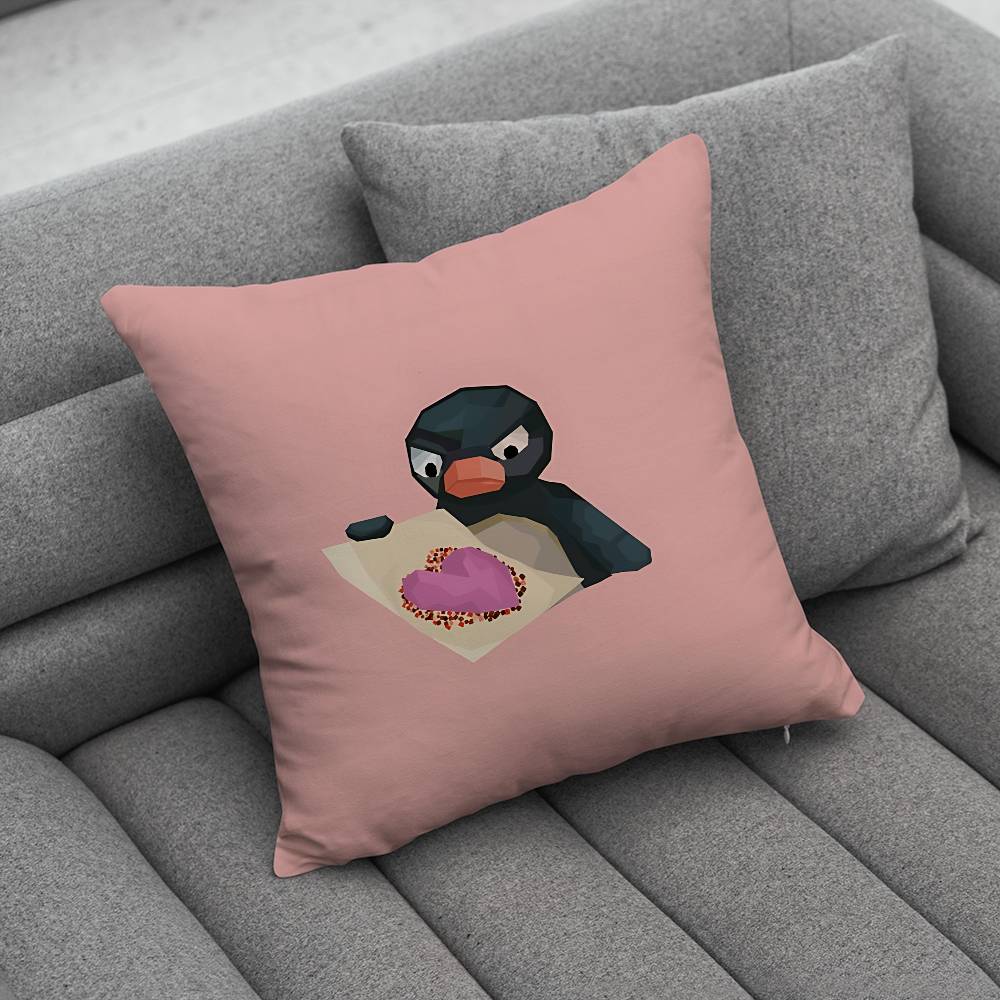 Penguin PPingu Pillow Case Pillowcase Home Sofa Cushions Car Cushions Pillowcover Office Pillowshell Pillow