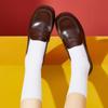 Sweet Girls Lolita Japanese JK Shoes Students Mid Heels Loafers School Shallow Shoes