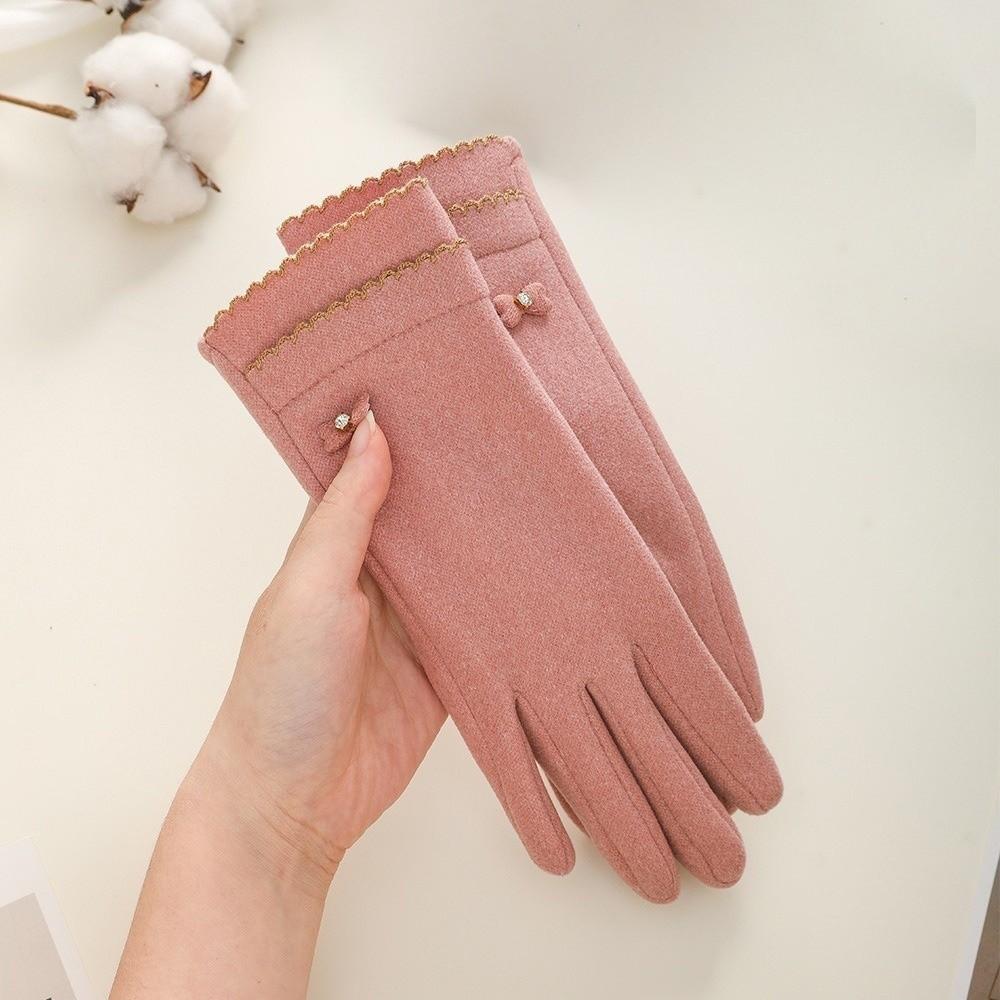 Touchable Screen Winter Gloves Plush Skiing Gloves Touch Screen Gloves  for Outdoor Cycling Skiing