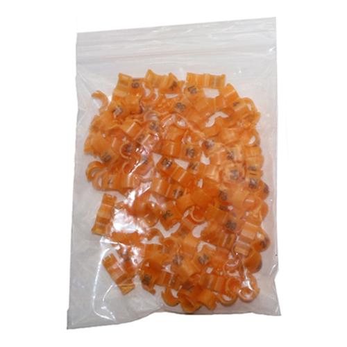 Colorful NO.1-100 Bird clip ring Parrot foot ring 2.7mm 3mm 4mm 4.5mm 5mm Identification tool Canary Acacia birds Supplies