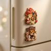 Resin Refrigerator Magnet Cat Themed Home Decoration Magnets Refrigerator Decoration  Refrigerator