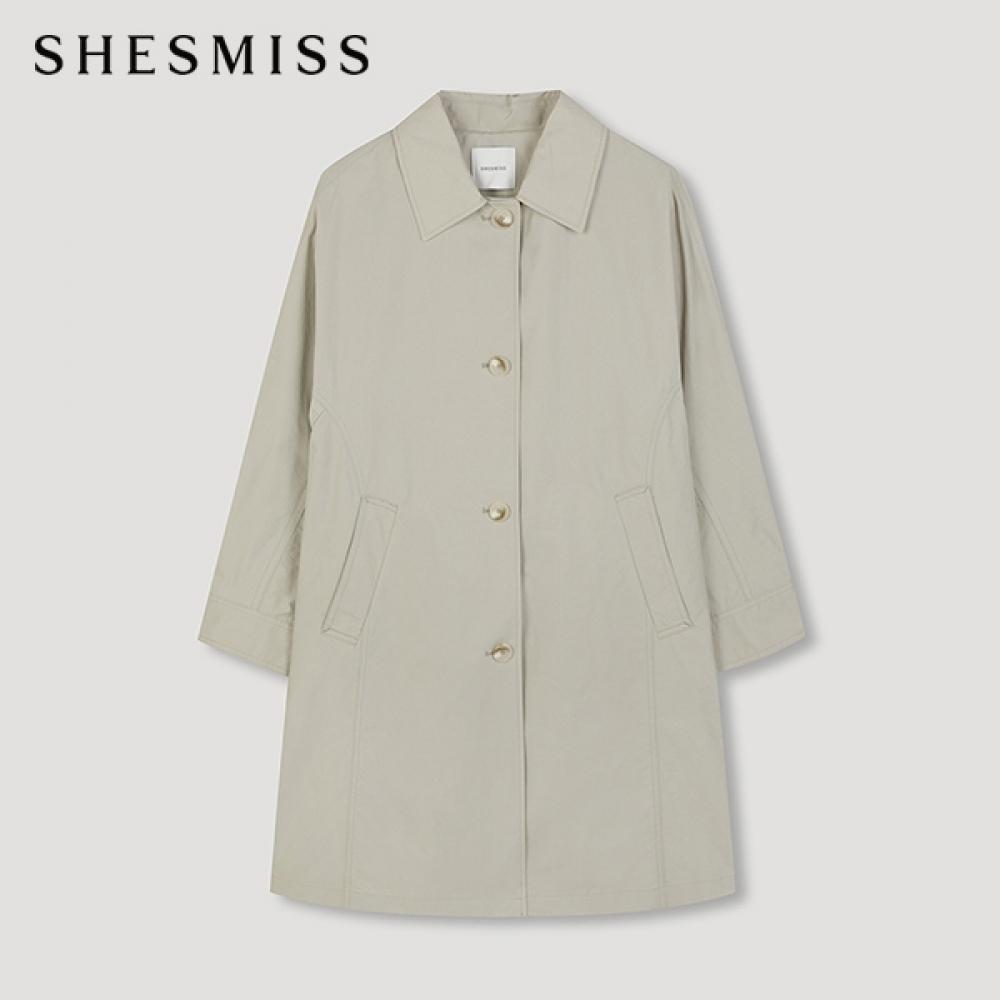 

She S miSS Хлопковое пальто-тренч Swwbyo12010 Lk light khaki/66