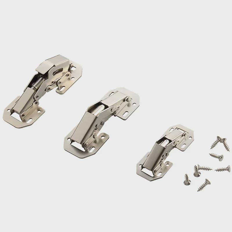 Cabinet Door Slot-Free Surface-Mounted Hydraulic Damping Hinges