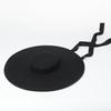 Europe, America Autumn and Winter New Fashion Light Flat Top Big Brim Wool Top Hat Catwalk Concave Stage Big Edge Felt Hat