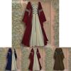 Vintage Gothic Renaissance Dress With Long Sleeves For Women's Cosplay Costume