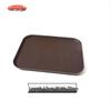 Non-slip Rectangular Plastic Serving Tray - Round Model for Restaurants, Hotels, and KTVs