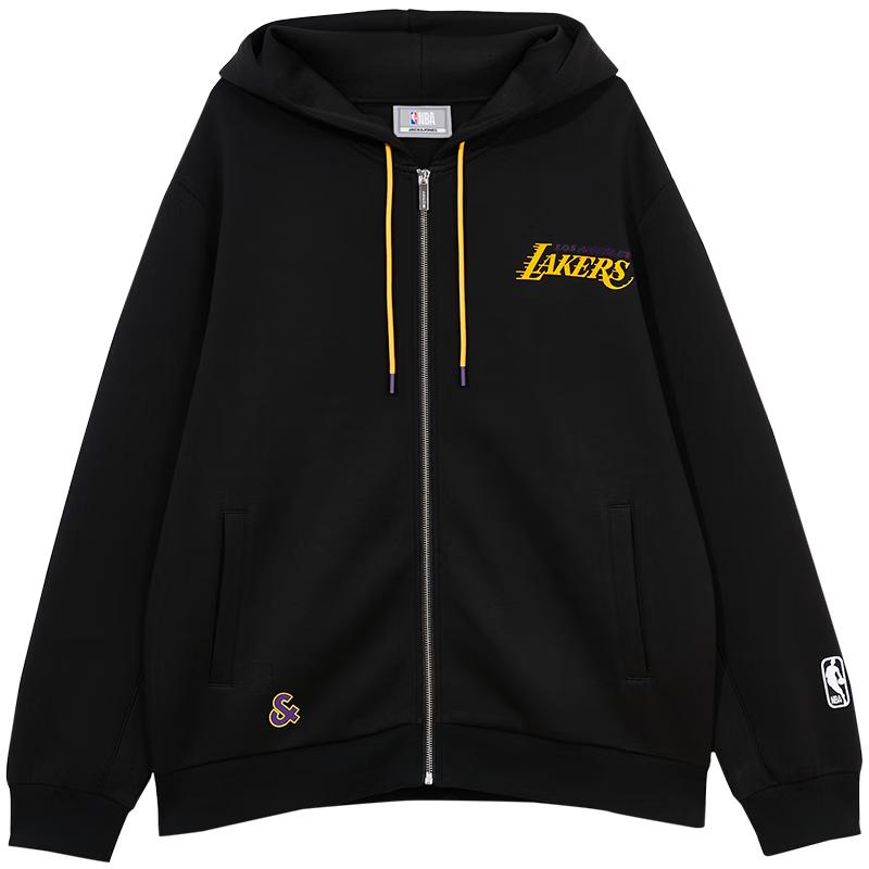 

JACK&JONES Men s NBA Lakers Pullover Hoodie S