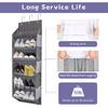 Over the Door Shoe Storage Organizer Hanging Fits 12 Pairs Shoes with 6 Mesh Pockets 6 Deep Large Pockets 50lbs Weight Capacity Behind the Door Shoe