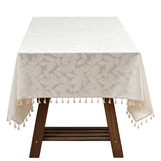 Lace Tablecloth, Wedding Rectangular Table Cloth, Vintage Embossed Floral Lace Table Cover for Tea Party Reception Home Decor