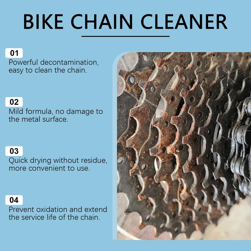 Rayhong 120ml Anti rust Bicycle Chain Cleaning spray Car Rust Refurbishment Cleaning Care Rust Remover