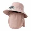 Adjustable Rechargeable Fan Hat Long-lasting Sun Shading Hat for 3.7V300MAH Beach Wear