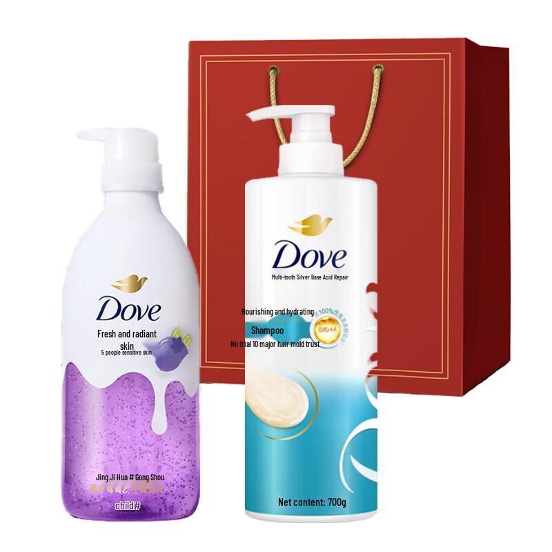 Dove Shampoo & Body Wash Set