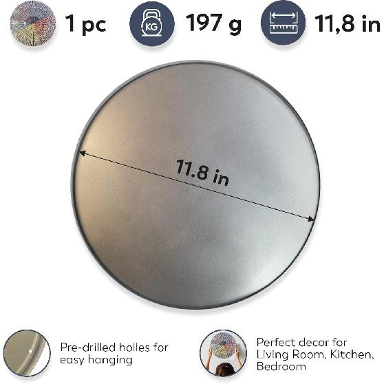 Feelings Wheel Poster Metal Sign – Durable Tin Emotion Wheel Chart with Pre-Drilled Holes for Easy Wall Mounting – Waterproof, Fade-Resistant