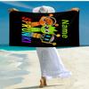Custom Name Ultra-Soft Beach Towel with Sprunki Theme,Ideal for Pool - Camping, Diving - Perfect Travel Essential, Vibrant Beach Towel.