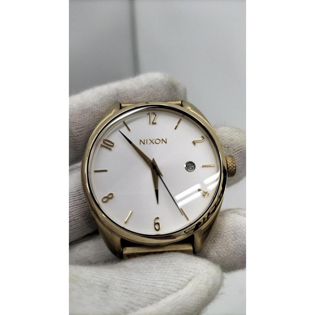 Used NIXON THE BULLET LEATHER QUARTZ