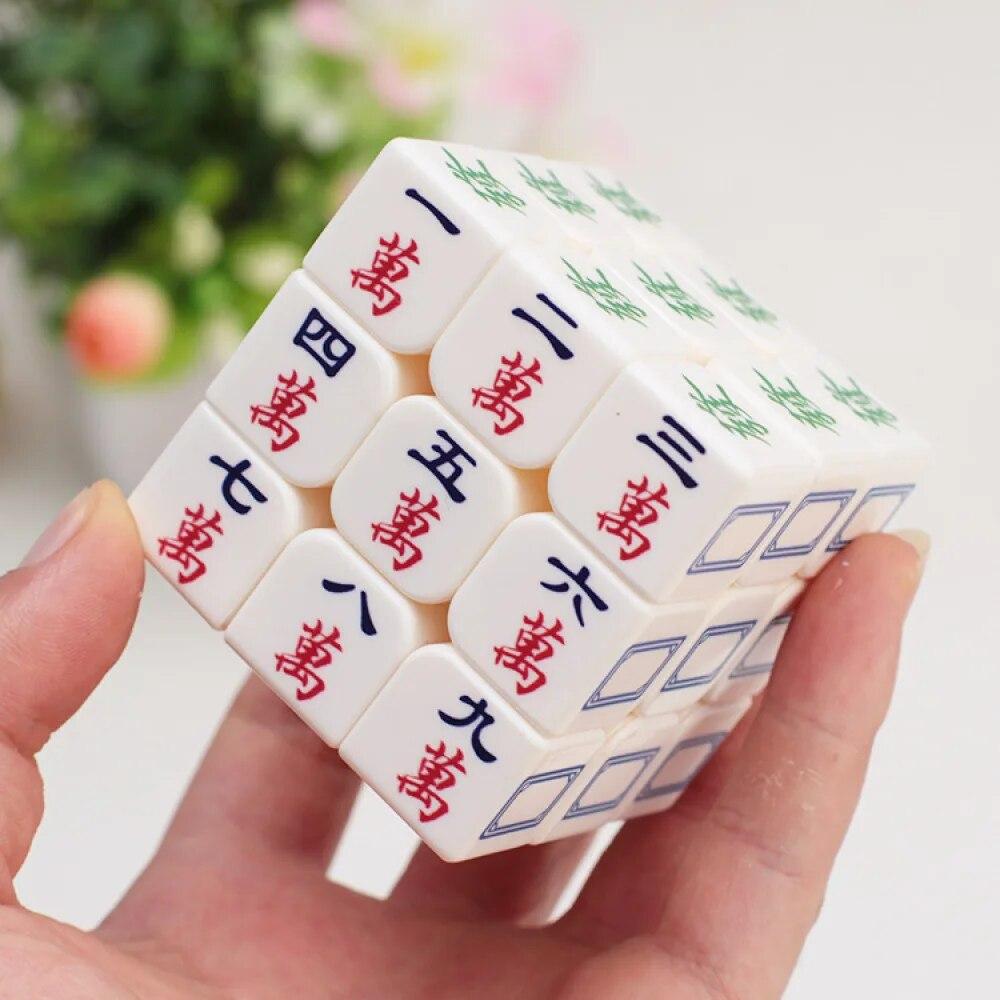 Creative Z CUBE from Three Original Classic Hungarian Cibe 3x3 Chinese Z-CUBE Magic White Hungrian Puzzle 3D Puzle Mahjong ZCUBE