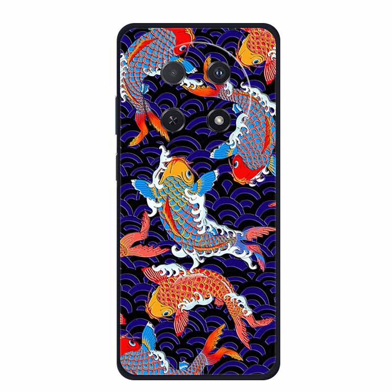 3D Emboss Case For Huawei Nova 14i Phone Case Coque Flowers Silicone Soft Back Cover For Huawei Nova 13i Y91 12i Case Funda Para