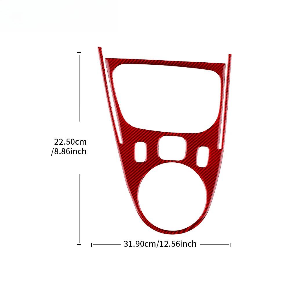 Real Carbon Fiber Trim for Smart Fortwo 453 2016-2017-2018-2019 Car Gear Shift Panel Frame Cover Sticker Interior Decoration