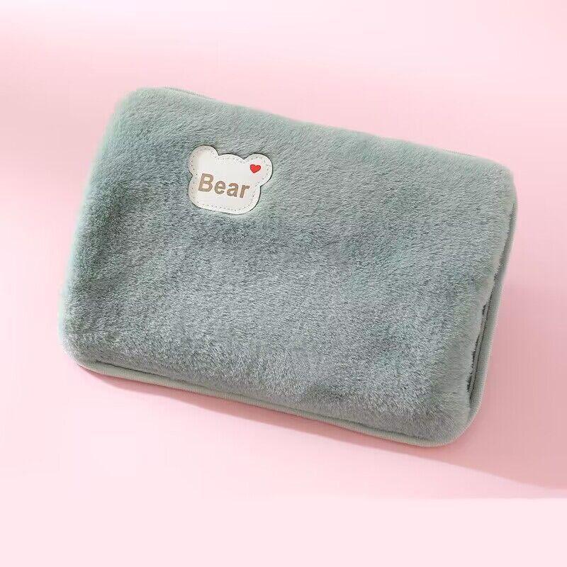 Rechargeable Electric Hot Water Bag Soft Winter Hand Warmer Home Heater Reusable Bottle EU Plug Portable Pocket Warmer Office