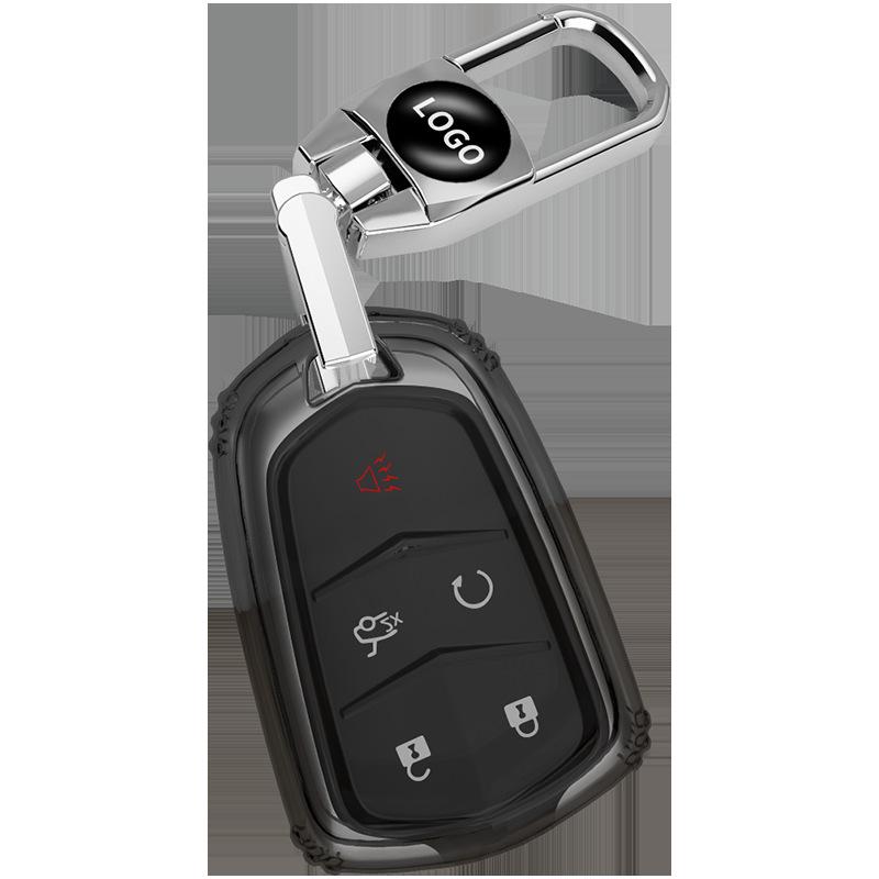 Cadillac Key Cover for XT5, XT4, XT6, CT5, CT6, CT4, XTS, ATSL - Transparent Shell