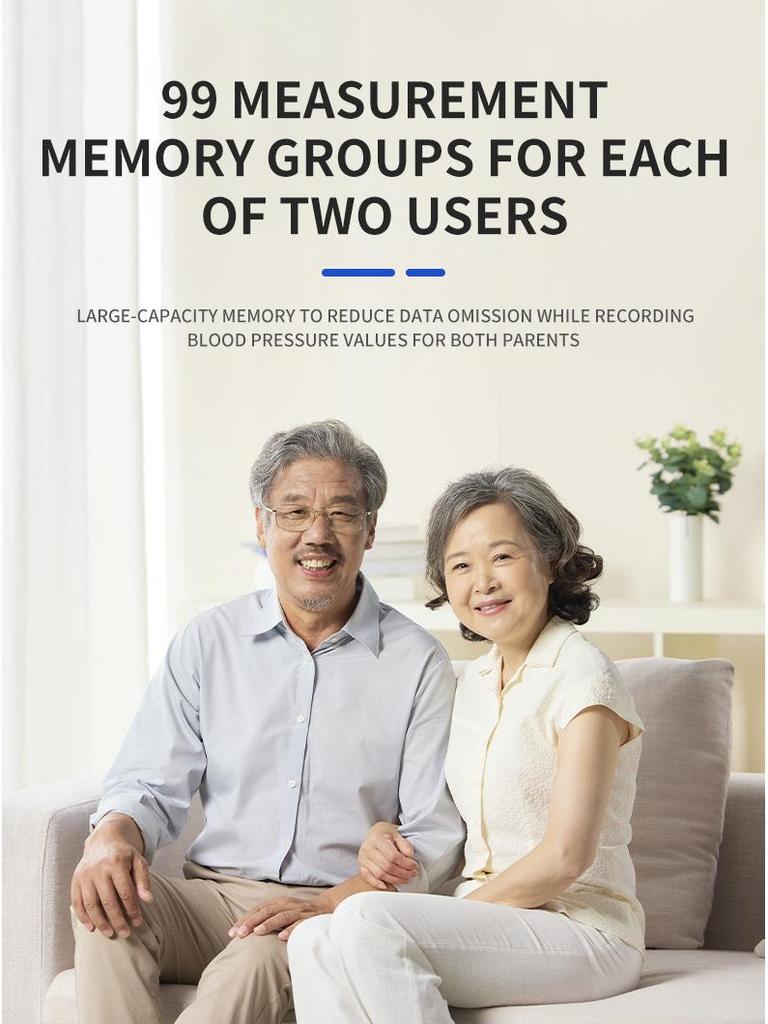 Intelligentes Englisches Modell Handgelenk-Blutdruckmessgerät mit Sprachausgabe, geteilter Pumpe, Lithiumbatterie und Touchscreen