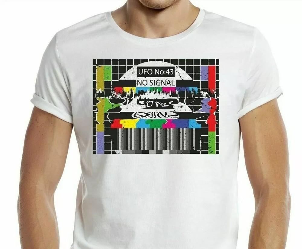

NO Signal T-Shirt Retro Cool Gift Tee UFO TV Conspiracy Big Bang Theory UK Unisex T-Shirt S