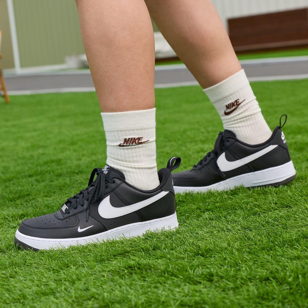 Nike Air Force 1 Breathable Skateboard Shoes Men s Black 42.5