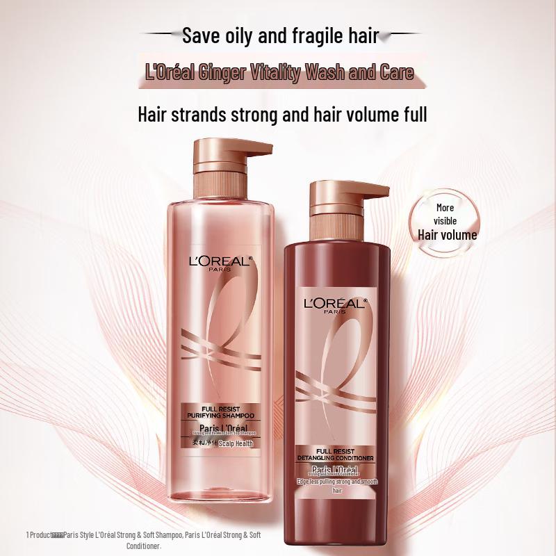 L'Oreal Vitalizing Ginger Anti-Breakage Silicone-Free Shampoo