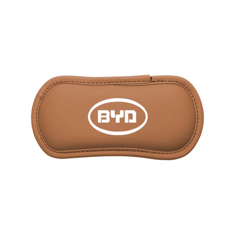 Leather Car Pillow Car Knee Pad Elastic Memory Foam Leg Pad For BYD Tang F3 E6 Atto3 Yuan Plus Song Max F0 G3 I3 Ea1 Dmi 2din S7