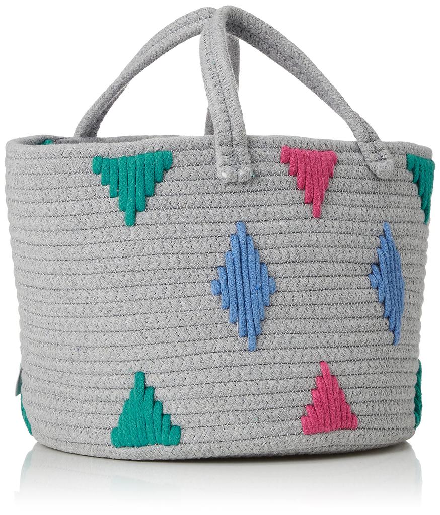 Rope Basket Tote Bag 2987 Gray [Routote] LT.Deli ROPE-rhombs-A Women's
