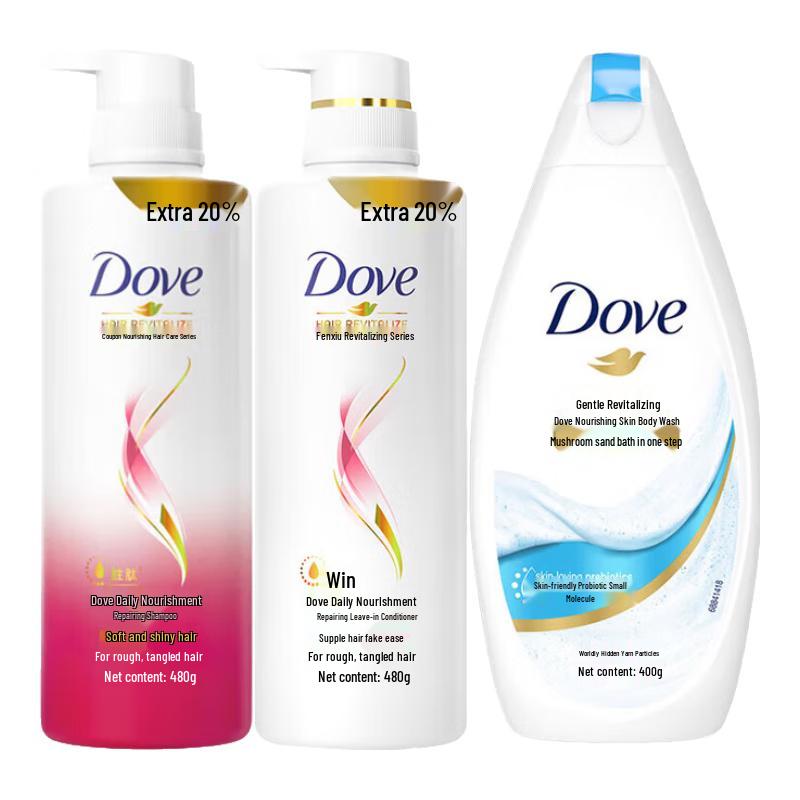 

Dove Daily Nourishment Hair & Body Care Set
