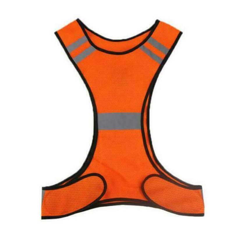 2025 Year Cycling Reflective Vest High Visibility Safe For Night Riding Running Jogging Motorcycle Outdoor Sports Waistcoat