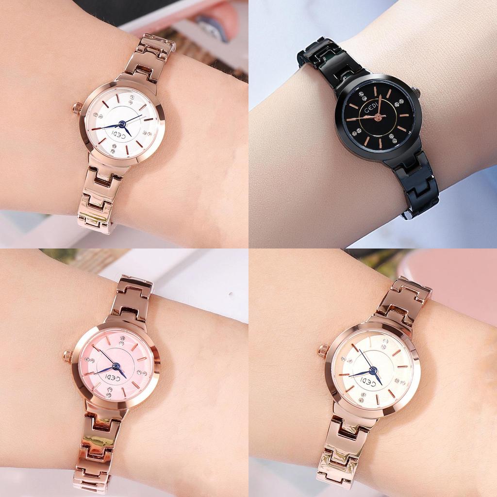 Gedi Ladies Rose Gold Quartz Watch With Waterproof Feature For Fashionconscious Women