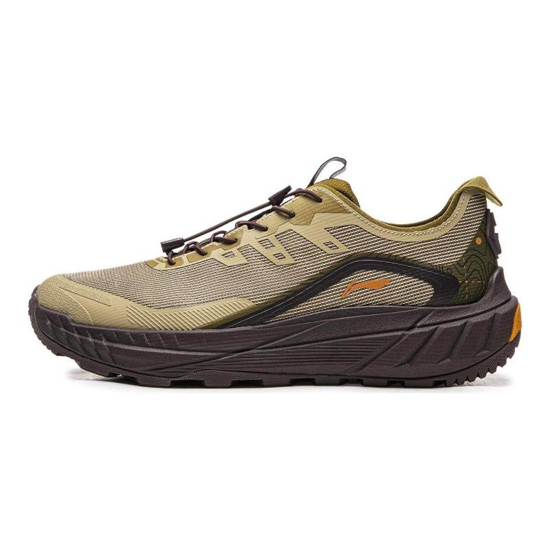 Li-Ning Zhuye V2 Outdoor Low Top Men Trail Running Shoes Brown ARSW123-5 39