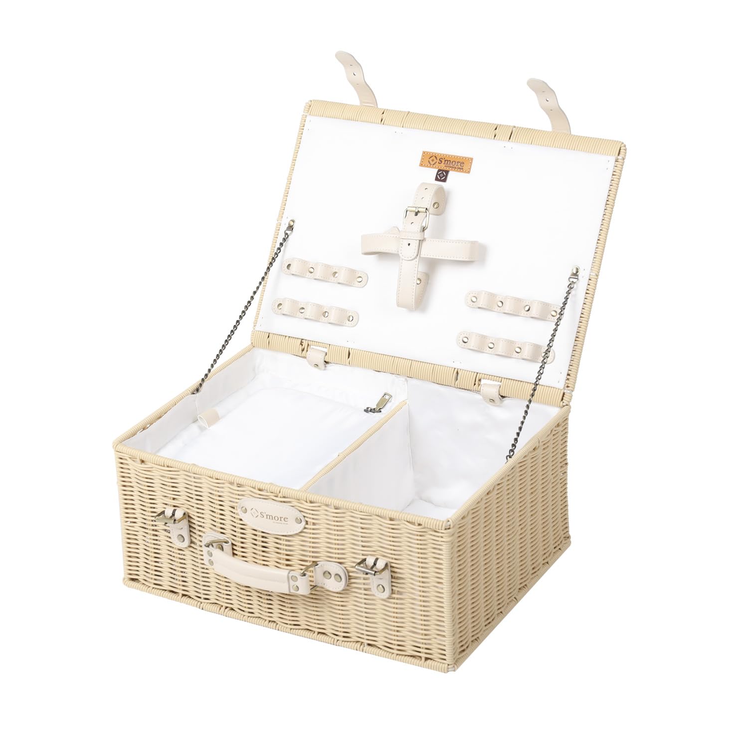 

S more Multi-Purpose Storage Box, Picnic Basket, Spice Box, Picnic, Outdoor, Cap Storage Box (Piquette)