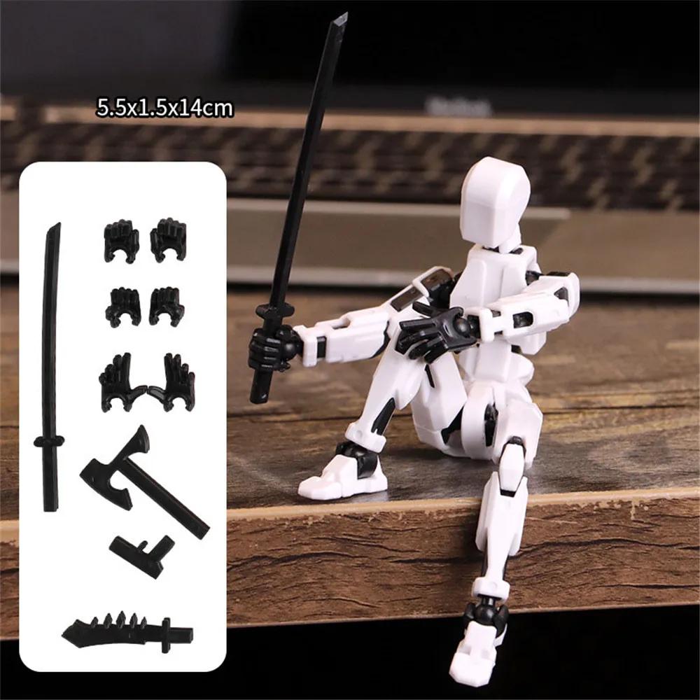 

Lucky 13 Miniatures Figure Multi-articular Robot Arm Movable Anime Figura 3d Printer Mannequin Stress Relief Decompression Toy