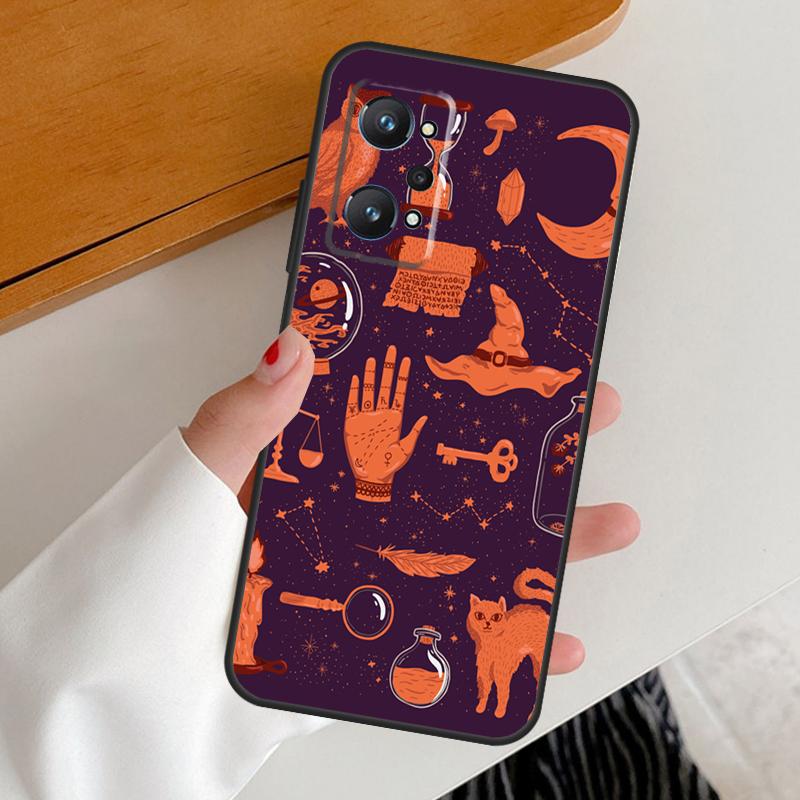 

Girly Pastel Witch Goth Ouija For Realme 15 GT7 Pro GT6 10 11 12 13 14 Pro Plus C65 C67 C63 C61 C51 C53 C35 C75 C55 Case Realme C31