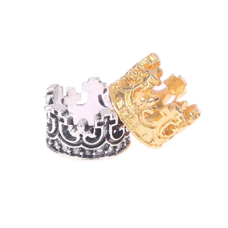 10ks Mini Metal Crown Modely Hračky Panenky Příslušenství Pokrývky hlavy pro mini panenky
