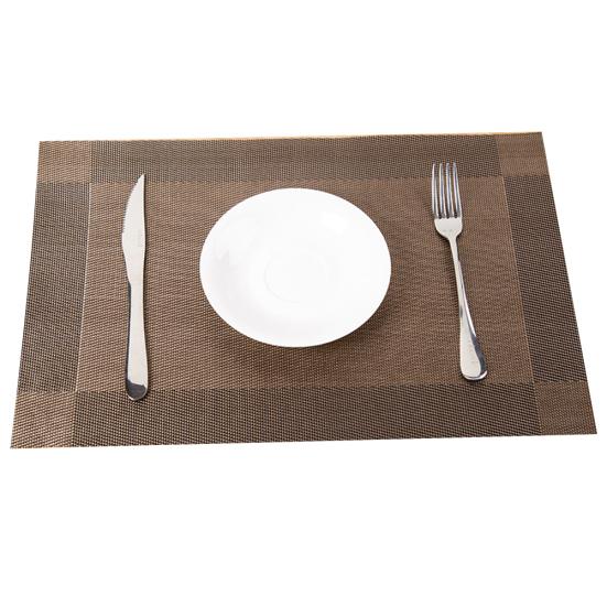45x30cm PVC Vanntett Varmeisolasjonsmatte Spisebordsskål Dish Pad Dekkematte