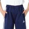 Adidas Jersey Regular Color Block Double Length Track Dark Kids' Must-Have Bottoms, Fit, Knit, 9/10 Pants, KWY24, Blue/White (JH1097)