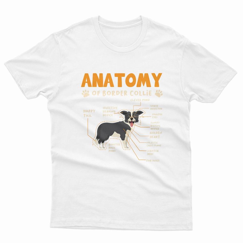 Anatomy Border Collie For A Dog Unisexs T Shirts Unisex Tee TopP1OrA S
