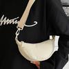 Nylon bag women's large capacity 2025 new niche design shoulder messenger bag high-end foreign style dumpling bag
