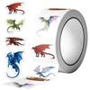 500 Sheets/Roll Dragon Sticker: Notebook & Phone Decoration