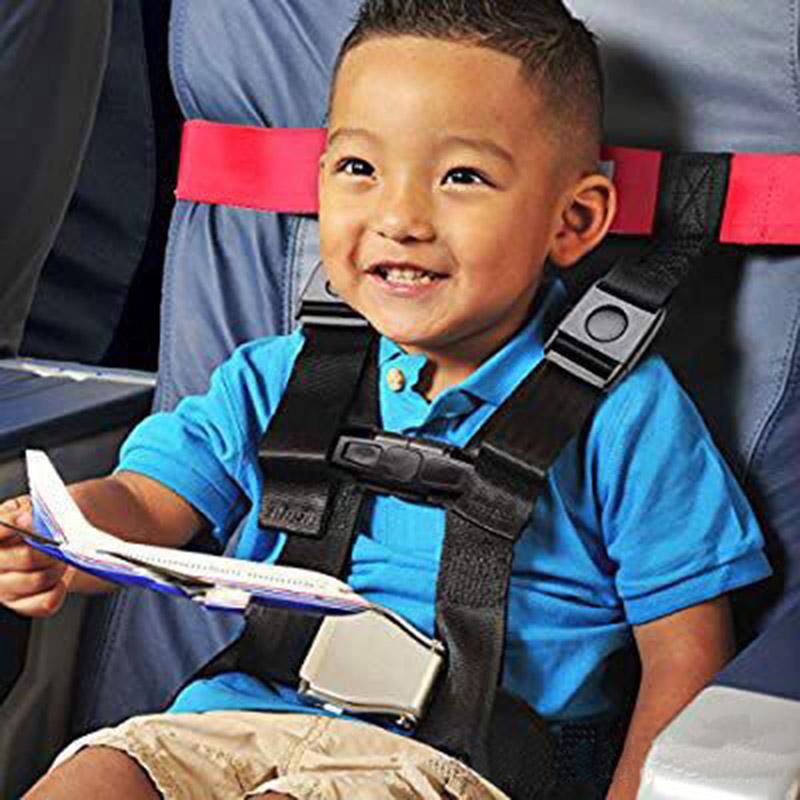 Imbracatura per Bambini da Viaggio Domestico Pratica Facile da Installare Sistema di Fasciatura di Sicurezza Regolabile per Bambini Accessorio da Viaggio in Aereo per Bambini