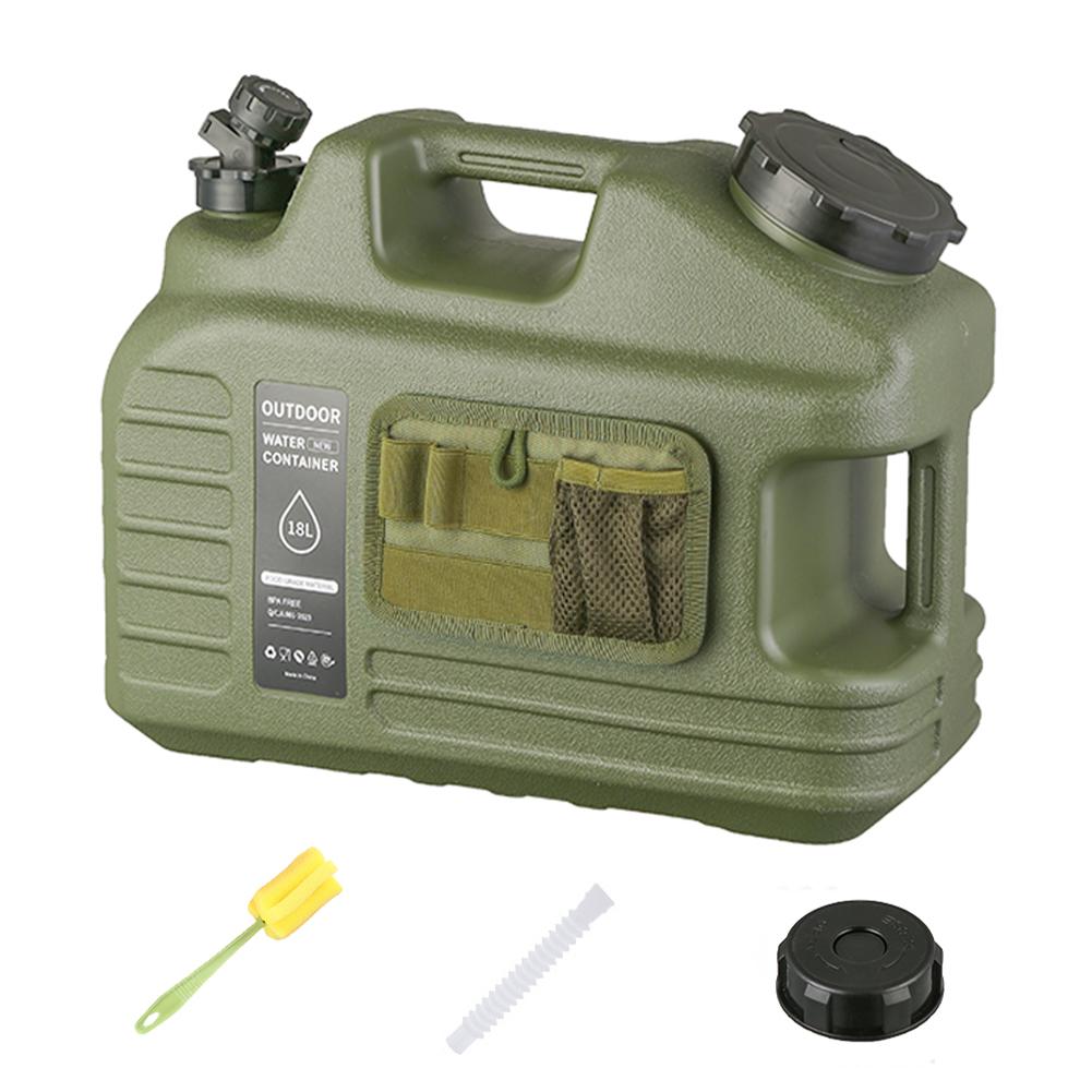 

18 л Туристичний глечик для води Великої місткості Портативний резервуар для води Без протікань Відро для зберігання води на випадок надзвичайної ситуації для подорожей на свіжому повітрі, водіння